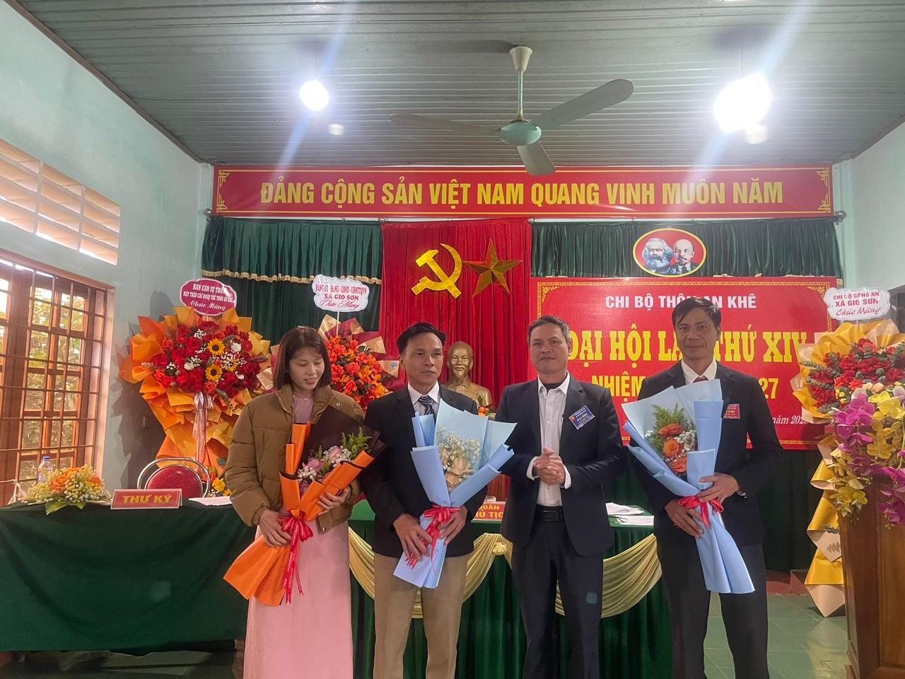 Gio sơn Hoàn thành đại hội 17/18 chi bộ cấp cơ sở nhiệm kỳ 2025 - 2027